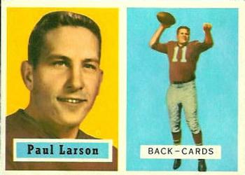 1957 Topps #146 Paul Larson Front