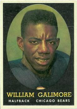 1958 Topps #114 Willie Galimore Front