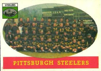 1958 Topps #116 Pittsburgh Steelers Front