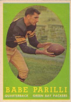 1958 Topps #118 Babe Parilli Front