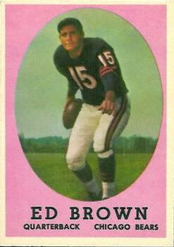 1958 Topps #123 Ed Brown Front