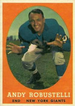 1958 Topps #15 Andy Robustelli Front