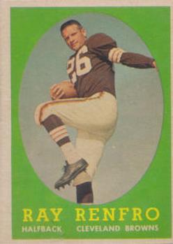 1958 Topps #17 Ray Renfro Front