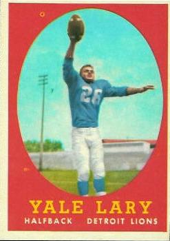 1958 Topps #18 Yale Lary Front