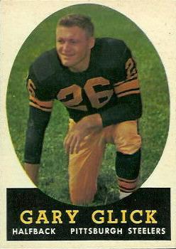 1958 Topps #19 Gary Glick Front