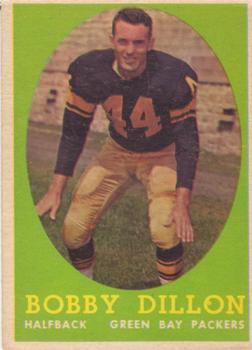 1958 Topps #32 Bobby Dillon Front