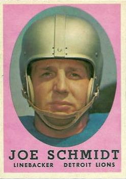 1958 Topps #3 Joe Schmidt Front
