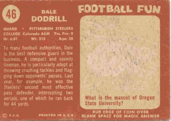 1958 Topps #46 Dale Dodrill Back