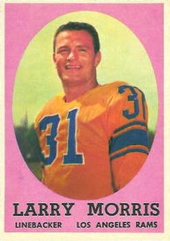 1958 Topps #50 Larry Morris Front