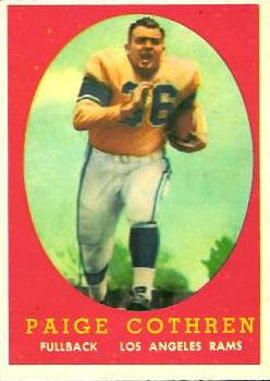 1958 Topps #92 Paige Cothren Front