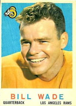 1959 Topps #110 Bill Wade Front