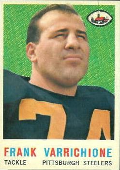 1959 Topps #119 Frank Varrichione Front