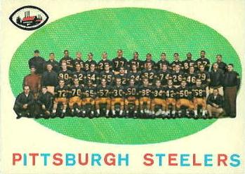 1959 Topps #146 Pittsburgh Steelers Front