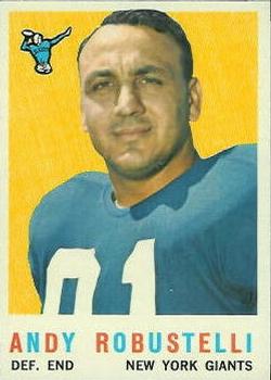 1959 Topps #147 Andy Robustelli Front