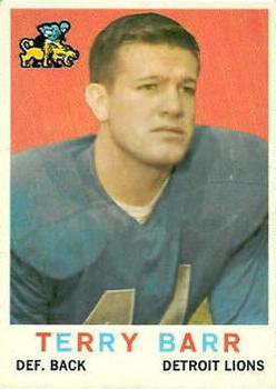 1959 Topps #14 Terry Barr Front