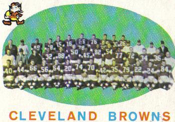 1959 Topps #161 Cleveland Browns Front