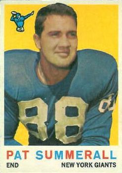 1959 Topps #41 Pat Summerall Front