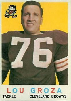 1959 Topps #60 Lou Groza Front