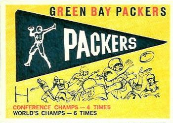 1959 Topps #98 Packers Pennant Front