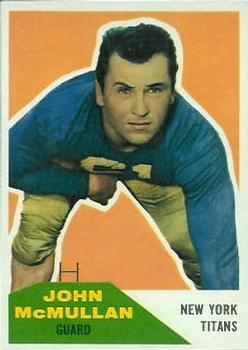 1960 Fleer #103 John McMullan Front