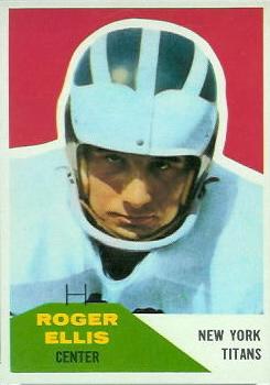1960 Fleer #119 Roger Ellis Front