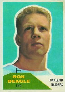 1960 Fleer #132 Ron Beagle Front
