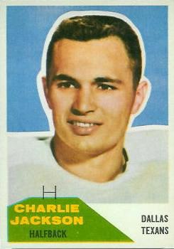 1960 Fleer #25 Charlie Jackson Front