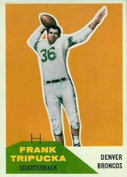 1960 Fleer #26 Frank Tripucka Front
