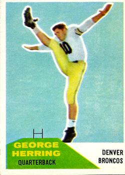 1960 Fleer #46 George Herring Front