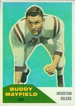 1960 Fleer #52 Buddy Mayfield Front