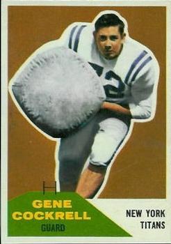1960 Fleer #56 Gene Cockrell Front