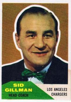 1960 Fleer #7 Sid Gillman Front