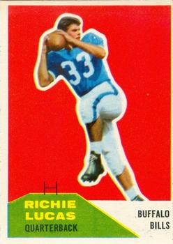 1960 Fleer #96 Richie Lucas Front