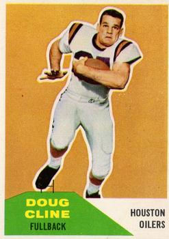 1960 Fleer #109 Doug Cline Front