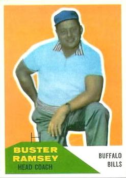 1960 Fleer #92 Buster Ramsey Front