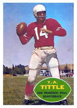 1960 Topps #113 Y.A. Tittle Front