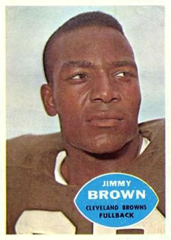 1960 Topps #23 Jimmy Brown Front