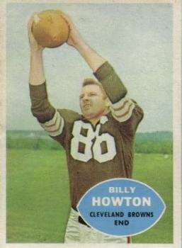 1960 Topps #27 Billy Howton Front