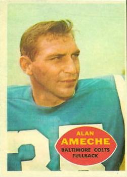 1960 Topps #2 Alan Ameche Front