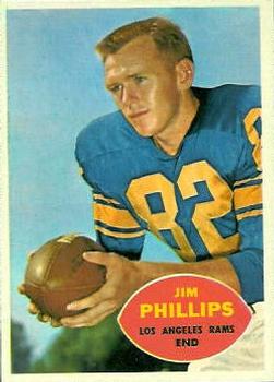 1960 Topps #66 Jim Phillips Front