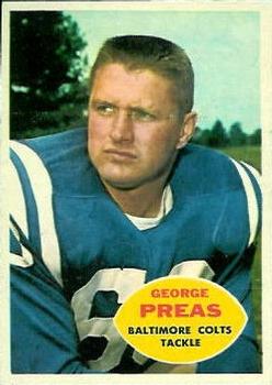 1960 Topps #6 George Preas Front
