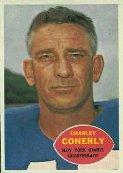 1960 Topps #72 Charley Conerly Front