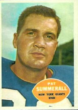 1960 Topps #77 Pat Summerall Front