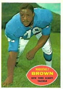 1960 Topps #78 Roosevelt Brown Front