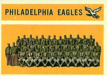 1960 Topps #92 Philadelphia Eagles Front