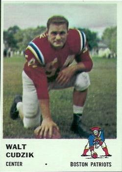 1961 Fleer #182 Walt Cudzik Front