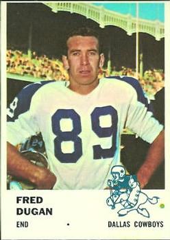 1961 Fleer #44 Fred Dugan Front