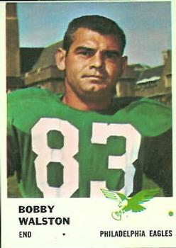 1961 Fleer #54 Bobby Walston Front