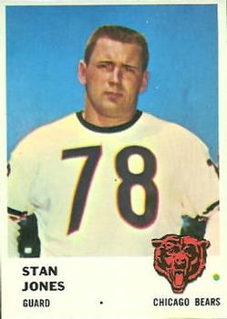 1961 Fleer #6 Stan Jones Front