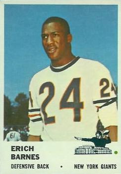 1961 Fleer #73 Erich Barnes Front